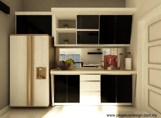 Skudai Kitchen Cabinet Design 3D Draw