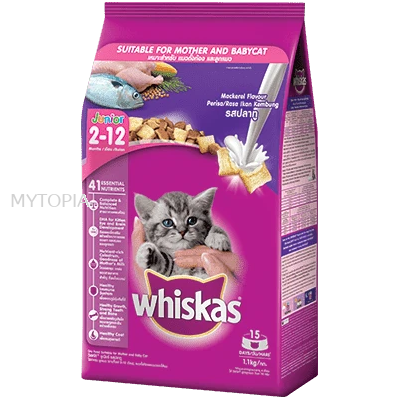 WHISKAS JUNIOR MACKEREL 1.1KG 