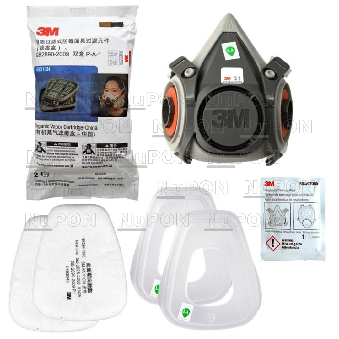 3M 6200 Face respirator Package set