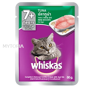 WHISKAS POUCH 7+ TUNA 80G