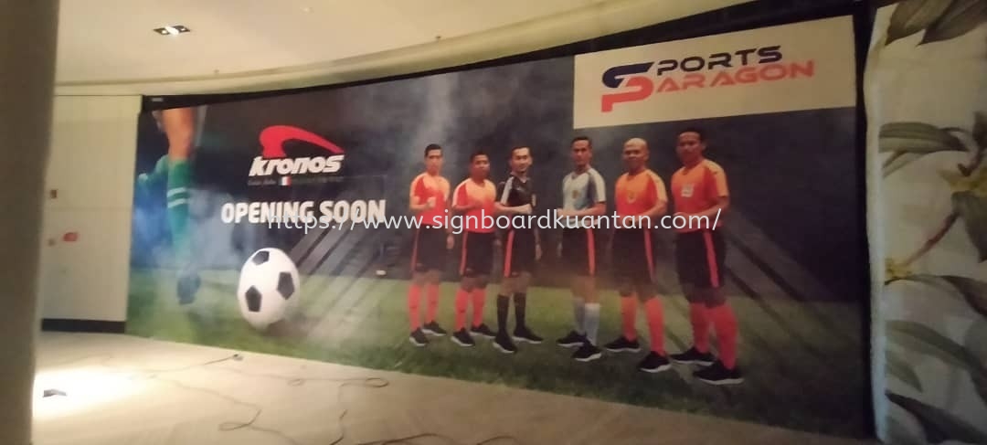 SPORTS PARAGON INDOOR SHOPPING MALL HOARDING PROJECT SIGNBOARD MALAYSIA AT KUALA TERENGGANU