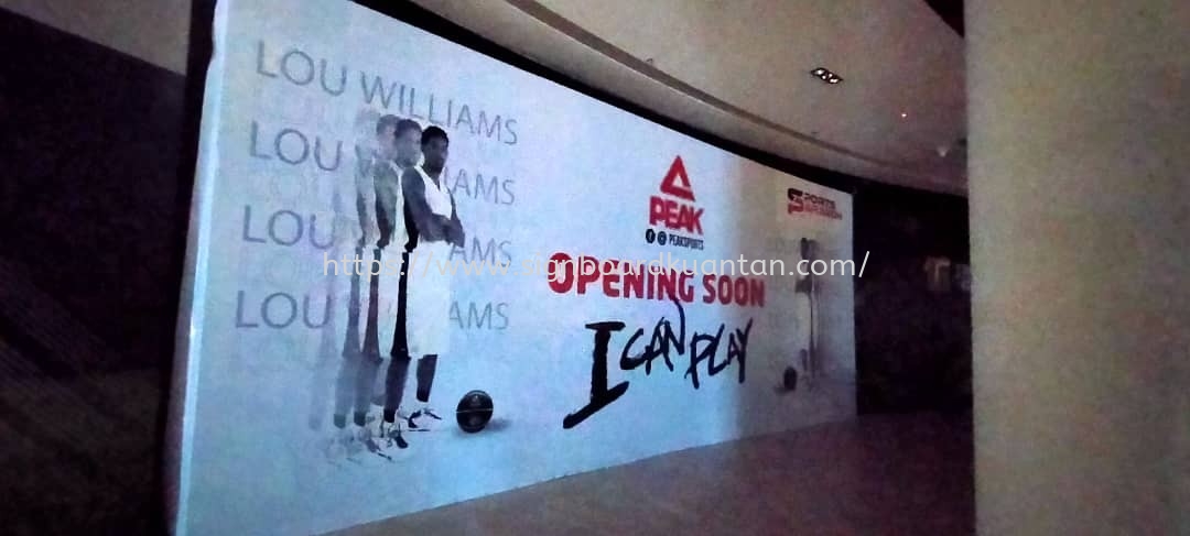 SPORTS PARAGON INDOOR SHOPPING MALL HOARDING PROJECT SIGNBOARD MALAYSIA AT KUALA TERENGGANU