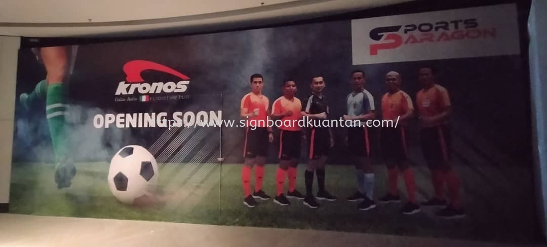 SPORTS PARAGON INDOOR SHOPPING MALL HOARDING PROJECT SIGNBOARD MALAYSIA AT KUALA TERENGGANU