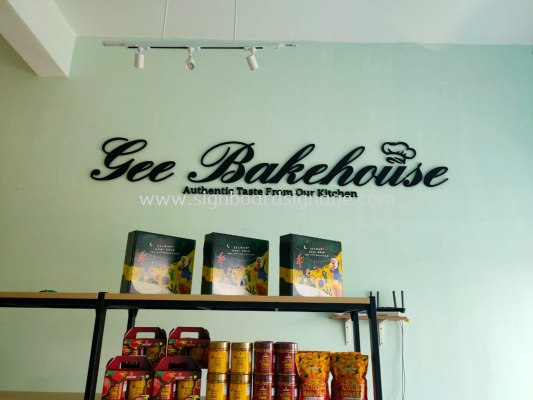 Gee Bakehouse - Indoor 3D PVC Signage - Ampang 