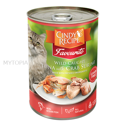 CINDY'S RECIPE FAVOURITE TUNA WITH CRAB SURIMI 400G