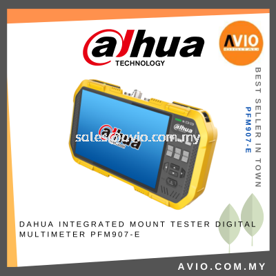 Dahua CCTV Integrated Mount Tester Supports CVI AHD TVI CVBS Onvif IP Configuration POE Audio RS485 Cable Test PFM907-E