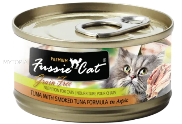 FUSSIE CAT TUNA WITH SMOKED TUNA 80G