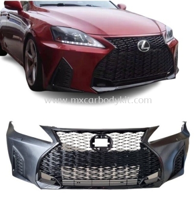 LEXUS IS250 2006 - 2013 CONVERT TO 2021 F-SPORT FRONT BUMPER 