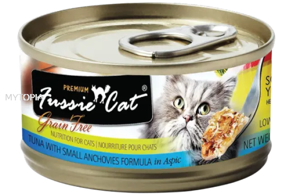 FUSSIE CAT TUNA WITH SMALL ANCHOVIES 80G