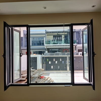 Window With Mesh