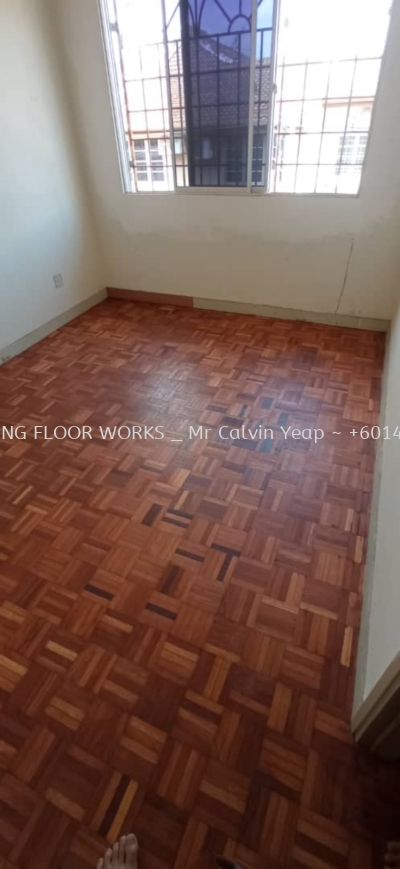 Wood Floor _ repair and polish