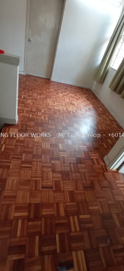 Wood Floor _ repair and polish