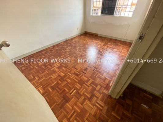 Wood Floor _ repair and polish