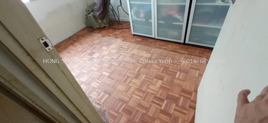 Wood Floor _ repair and polish