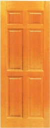 SCYW 6 SOLID DECORATIVE DOOR WOODEN DOOR