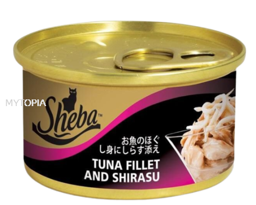 SHEBA TUNA FILLET & SHIRASU 85G