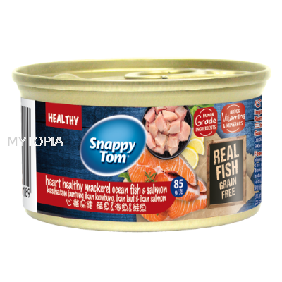 SNAPPY TOM MACKEREL, OCEAN FISH & SALMON 85G