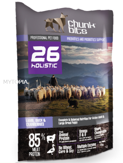 CHUNKBITS *HOLISTIC26 LAMB, DUCK & CRANBERRY 4KG