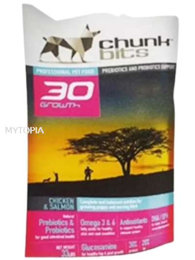 CHUNKBITS PUPPY *GROWTH30 CHICKEN & SALMON 4KG