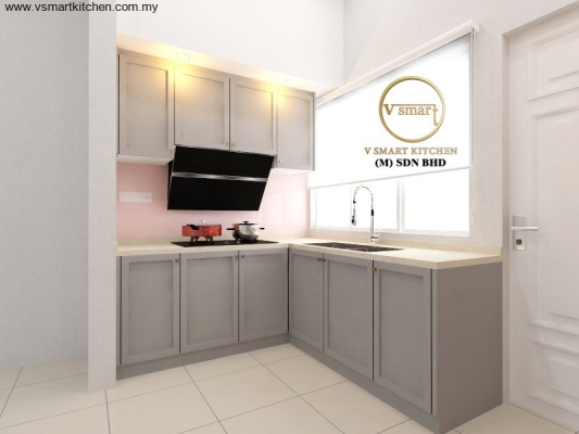 Kabinet Dapur Badan Aluminium - Butterworth