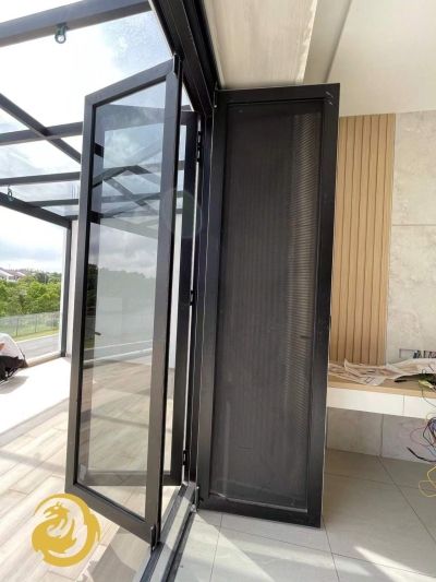 Pintu & Tingkap Aluminium Jaring Hitam