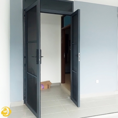 Pintu & Tingkap Aluminium Jaring Hitam