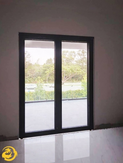 Pintu & Tingkap Aluminium Jaring Hitam