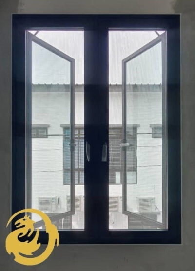 Black Netting Aluminium Door & Window