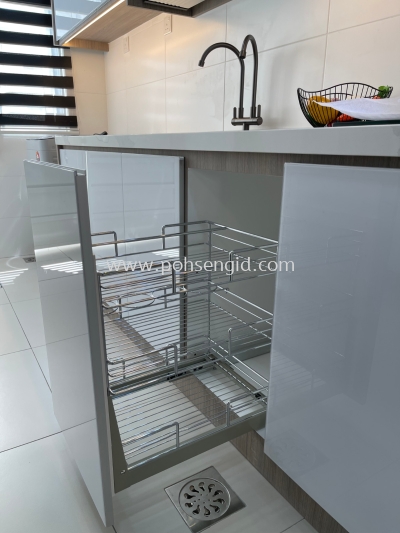 4G Glass Door Kitchen Cabinet #LamanSendayan