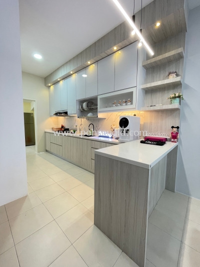 4G Glass Door Kitchen Cabinet #IringanBayu