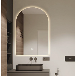 Frameless Irregular (Arch) LED Mirror