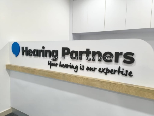 Hearing Partners - Indoor 3D PVC Signage - Ampang 