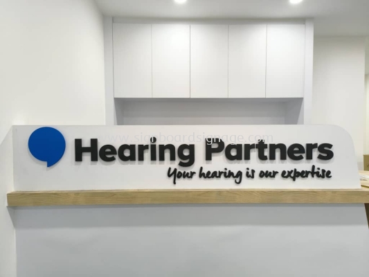 Hearing Partners - Indoor 3D PVC Signage - Ampang 