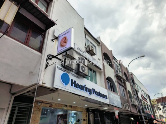 Hearing Partners - Outdoor 3D LED Backlit Signboard - Ampang 