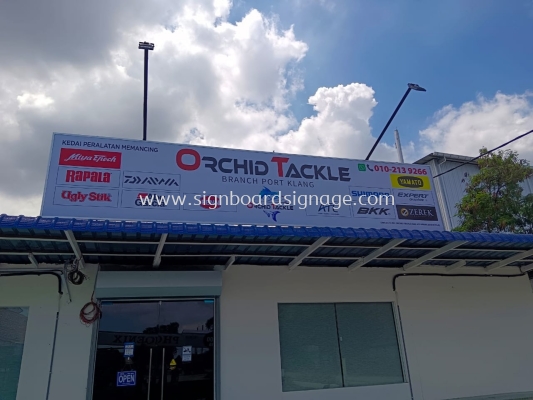 Orchid Tackle - Gi Signboard - Ampang 