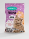 61143 Unico 20Kgs Cat Litter - Lavender Bentonite Unico Cat Litter