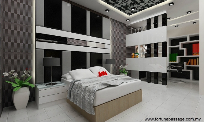 Bedroom 3D Design Draw By Skudai's Designer