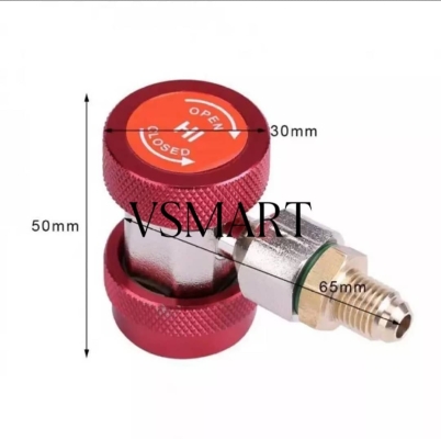 R134A CAR ADAPTOR QUICK CONNECTOR HIGH LOW PRESSURE ADAPTOR VALVE TOOLS