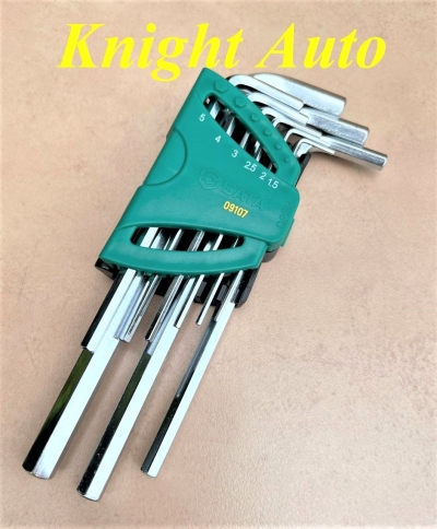 SATA 09107 9PC. LONG ARM HEX KEY SET (METRIC) ID33795