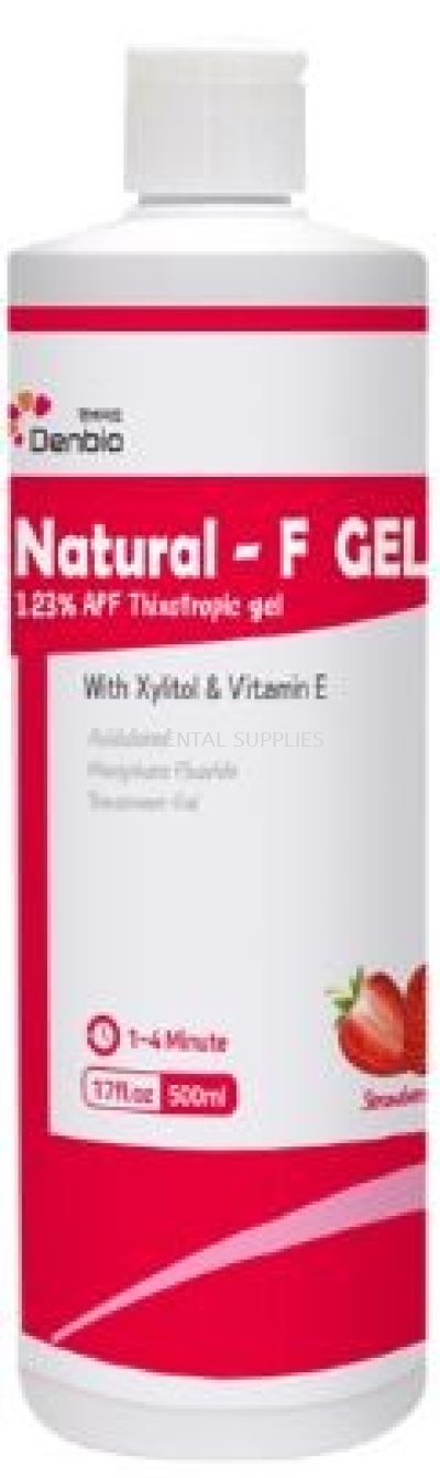 NATURAL-F GEL DB FLUORIDE GEL, STRAWBERRY FLAVOUR, DENBIO KOREA