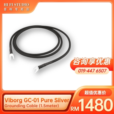 Viborg GC-01 Pure Silver Grounding Cable (1.5meter)