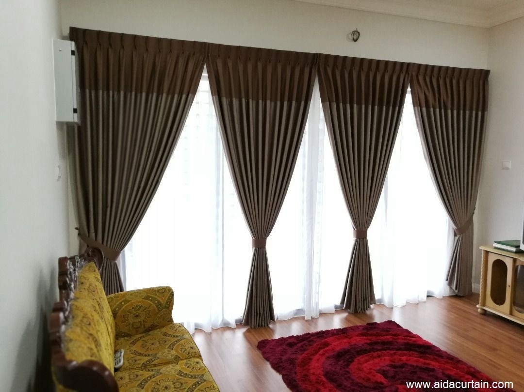 Double Pleat Curtain - Kuala Selangor Double Pleated  Curtain & Blinds Malaysia Reference Renovation Design 