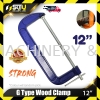 2 - 12" Heavy Duty G Type Wood Clamp Clamp/Vise Metal Working Machine