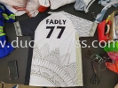 Custom Made Football Jersey for Squad w/ Name & Number Baju Sport Jersi Baju Sublimation KL PJ Malaysia