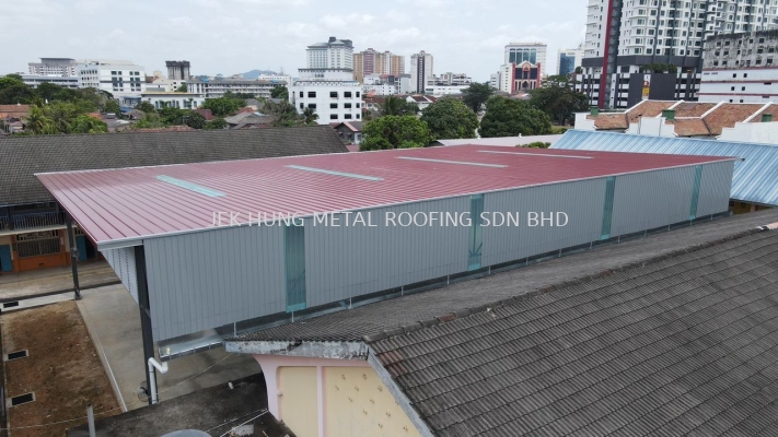 pu metal metal roofing 