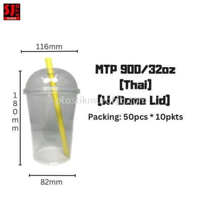 MTP-900/32OZ BIG CUP (THAI) W/DOME LID