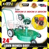 24" Lawn Mower Body with Engine (TOKEN TK280 / HONDA GX160 / BIRLA Electric GX260 / Ezone Engine) Lawn Mower Agriculture & Gardening