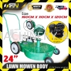 24" Lawn Mower Body with Engine (TOKEN TK280 / HONDA GX160 / BIRLA Electric GX260 / Ezone Engine) Lawn Mower Agriculture & Gardening