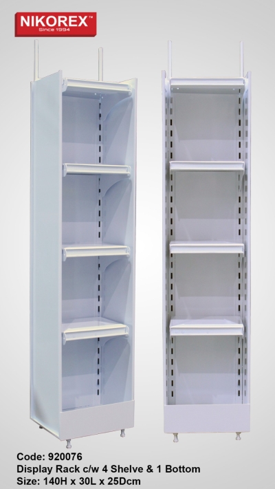 920076 - Display Rack cw 4 Shelve & 1 Bottom