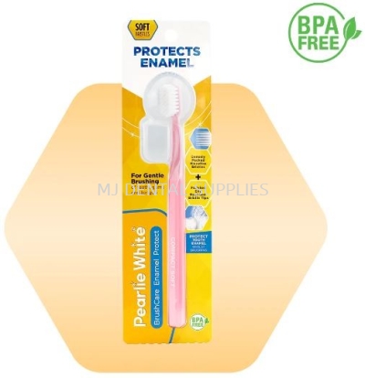 BRUSHCARE (ADULT) ENAMEL PROTECT TOOTHBRUSH , PEARLIE WHITE